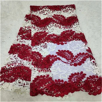 High Quality African Lace Fabric 2019 stones New Design African Guipure Lace red white Color Nigerian Guipure Lace Fabric
High Quality African Lace Fabric 2019 stones New Design African Guipure Lace red white Color Nigerian Guipure Lace Fabric