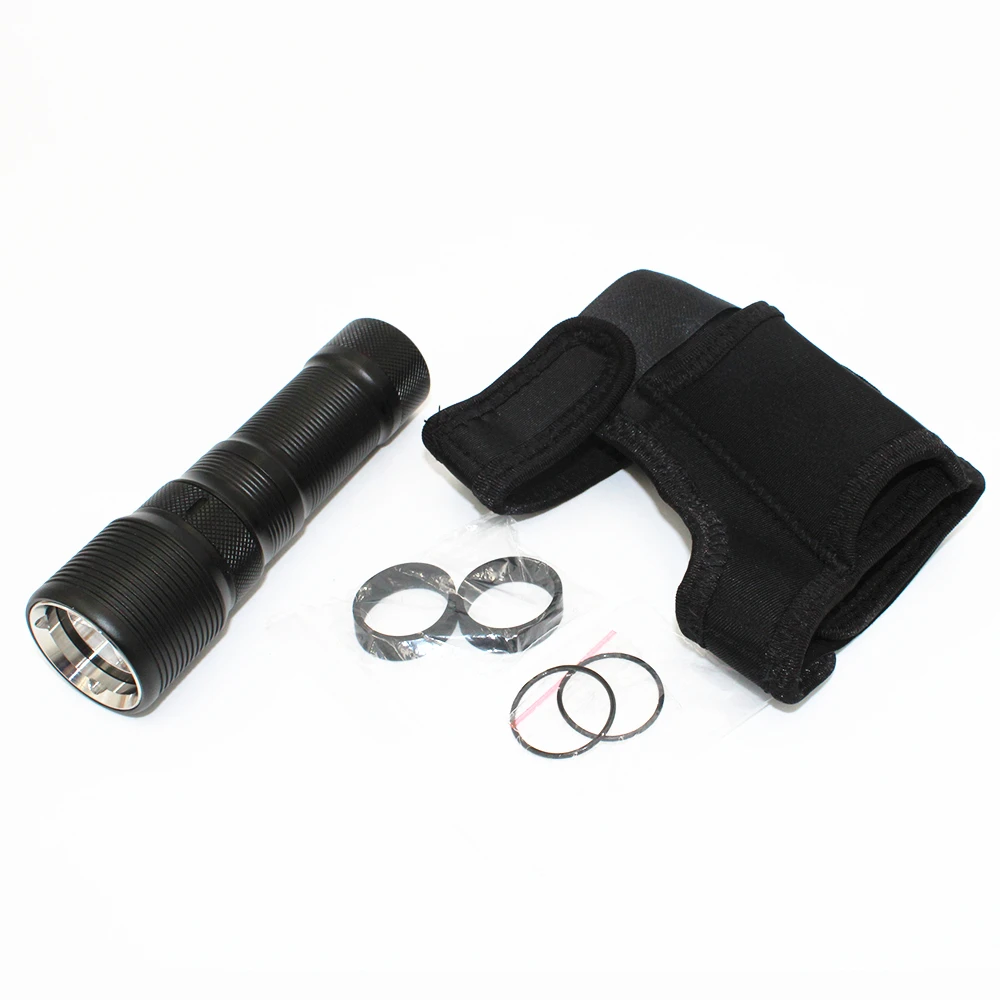 Durable XM-L2 LED Diving Flashlight 1200LM Hand-free Wrist Dive Flashlight Torch Power by 26650 Battery
Durable XM-L2 LED Diving Flashlight 1200LM Hand-free Wrist Dive Flashlight Torch Power by 26650 Battery