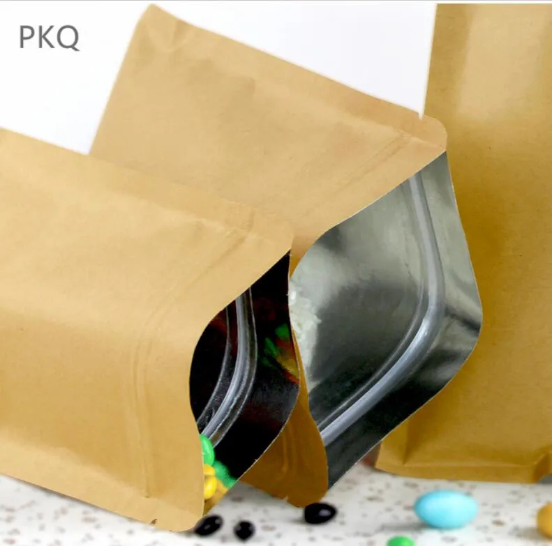 100pcs Valve Zipper Small Kraft Paper Aluminum Foil Bag Coffee Tea Powder Packaging Food Storage Pack Zip Lock Pouch
100pcs Valve Zipper Small Kraft Paper Aluminum Foil Bag Coffee Tea Powder Packaging Food Storage Pack Zip Lock Pouch