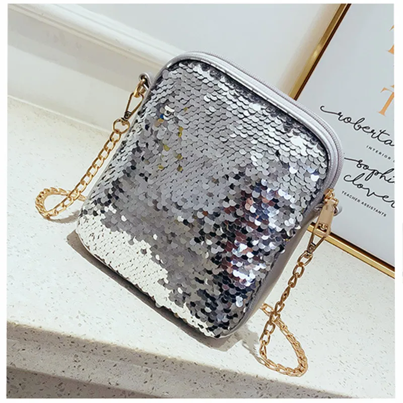 LXFZQ новый небольшой голографическая женская сумка блестки crossbody сумки для