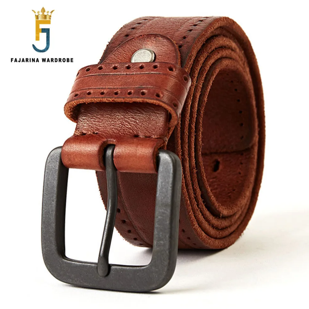 FAJARINA High Quality Genuine Leather Belts Hole Hollowed Cow Skin Pin Buckle Belt for Men Mens Retro Styles 38mm Width N17FJ332
FAJARINA High Quality Genuine Leather Belts Hole Hollowed Cow Skin Pin Buckle Belt for Men Mens Retro Styles 38mm Width N17FJ332