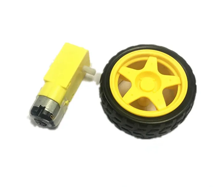 2pcs package Deceleration DC motor + supporting wheels , a / smart car chassis, motor / robot car wheels
2pcs package Deceleration DC motor + supporting wheels , a / smart car chassis, motor / robot car wheels