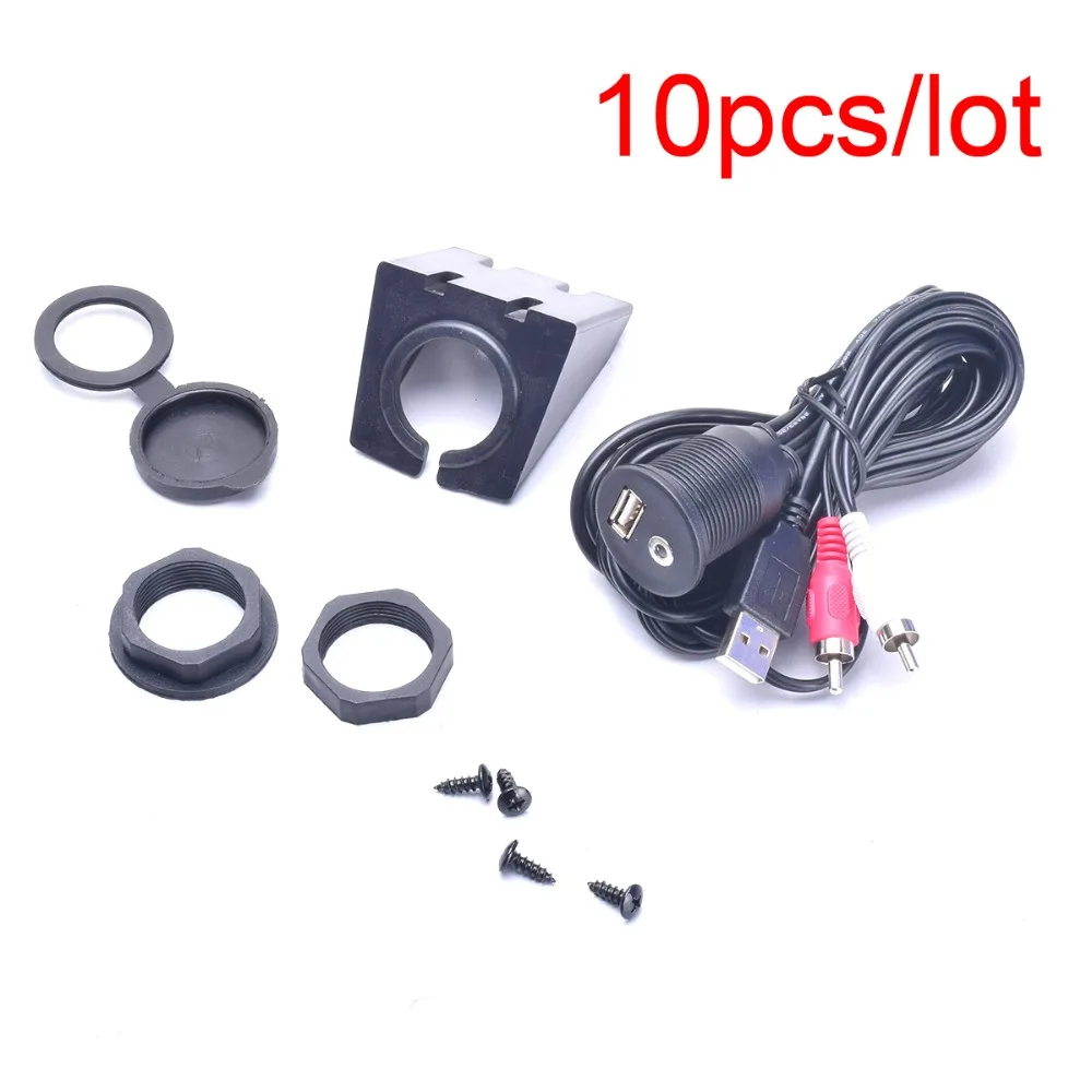 10pcs USB&2RCA Phono to Aux3.5mm Adapter Extension Cable Dashboard Flush Mount Kit 1/8AUX for Radio Stereo Android Wince GPS DVD
10pcs USB&2RCA Phono to Aux3.5mm Adapter Extension Cable Dashboard Flush Mount Kit 1/8AUX for Radio Stereo Android Wince GPS DVD