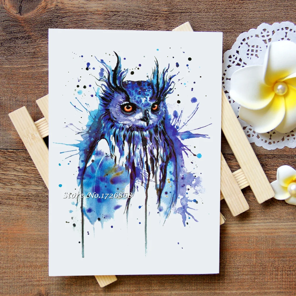 Waterproof Temporary Tattoos Stickers Fantasy owl Tattoo Flash Water Transfer Tattoos fake tattoos for women men #255
Waterproof Temporary Tattoos Stickers Fantasy owl Tattoo Flash Water Transfer Tattoos fake tattoos for women men #255
