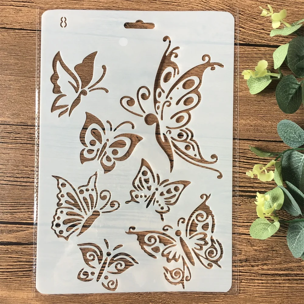 26cm Butterflies DIY Craft Layering Stencils Painting Scrapbooking Stamping Embossing Album Paper Card Template
26cm Butterflies DIY Craft Layering Stencils Painting Scrapbooking Stamping Embossing Album Paper Card Template