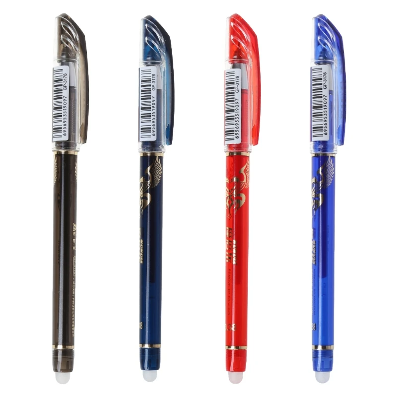 0.38mm Erasable Pen Light Blue/ Dark Blue/ Black/ Red Refills Creative Drawing Tools Student Writing Tools Office Stationery
0.38mm Erasable Pen Light Blue/ Dark Blue/ Black/ Red Refills Creative Drawing Tools Student Writing Tools Office Stationery