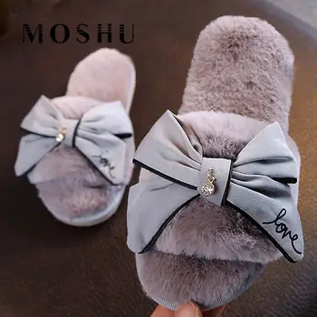 Winter Shoes Home Slippers Women Fur Slippers Butterfly-knot Fluffy Slides Pink Warm Flats Indoor Shoes Pantuflas De Mujer
Winter Shoes Home Slippers Women Fur Slippers Butterfly-knot Fluffy Slides Pink Warm Flats Indoor Shoes Pantuflas De Mujer
