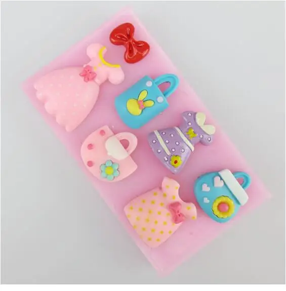 Cute baby skirt bag fondant cake decorating silicone mold chocolate mold mold creative Pez dry dessert cake mold decoration
Cute baby skirt bag fondant cake decorating silicone mold chocolate mold mold creative Pez dry dessert cake mold decoration