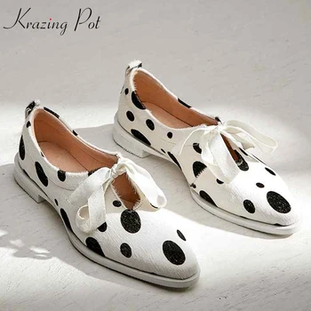 Krazing Pot Horsehair Bowtie Shallow Sweet Lace Up Party Spring Wedding Shoes Sweety Round Toe Women Thick Low Heels Pumps L01
Krazing Pot Horsehair Bowtie Shallow Sweet Lace Up Party Spring Wedding Shoes Sweety Round Toe Women Thick Low Heels Pumps L01