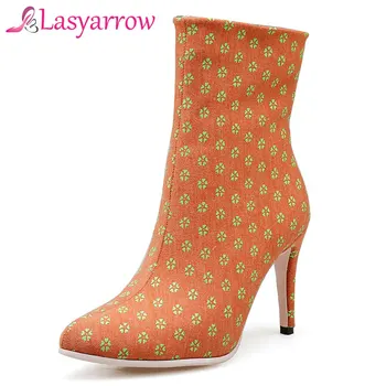 Lasyarrow Stilettos Boots Blue Denim Tassel Jean Boots High Heels Pointed Toe Autumn Ankle Boots For Women Pigskin Inside Shoes
Lasyarrow Stilettos Boots Blue Denim Tassel Jean Boots High Heels Pointed Toe Autumn Ankle Boots For Women Pigskin Inside Shoes