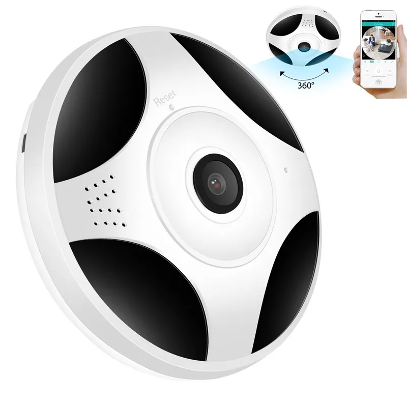 Surveillance Camera Robot 360 HD Mini VR Camera WIFI panoramic Fisheye Home Security 1080P IP video Night Vision Two-way Audio
Surveillance Camera Robot 360 HD Mini VR Camera WIFI panoramic Fisheye Home Security 1080P IP video Night Vision Two-way Audio