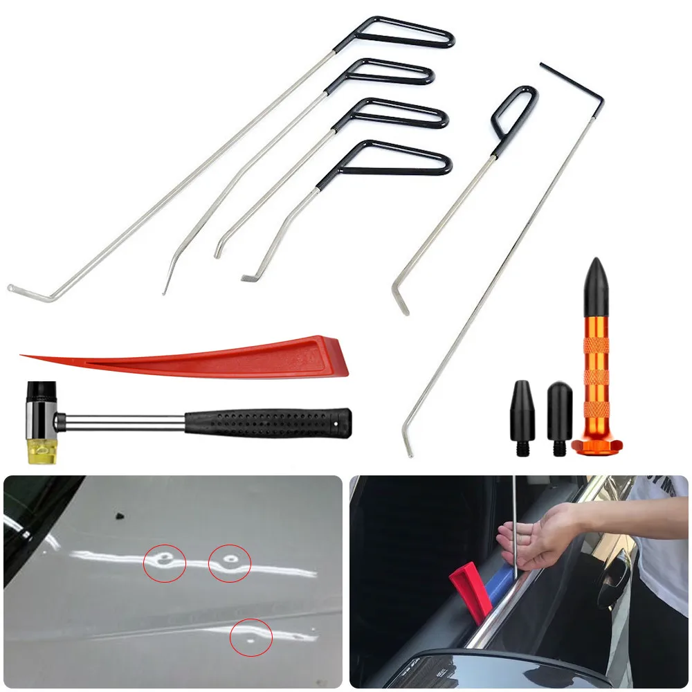 FURUIX PDR tools Paintless Dent Repair tools PDR Rod Kit 6 pcs Rod C For Car Dent Repair Hand Tools Remove Dent red wedge
FURUIX PDR tools Paintless Dent Repair tools PDR Rod Kit 6 pcs Rod C For Car Dent Repair Hand Tools Remove Dent red wedge