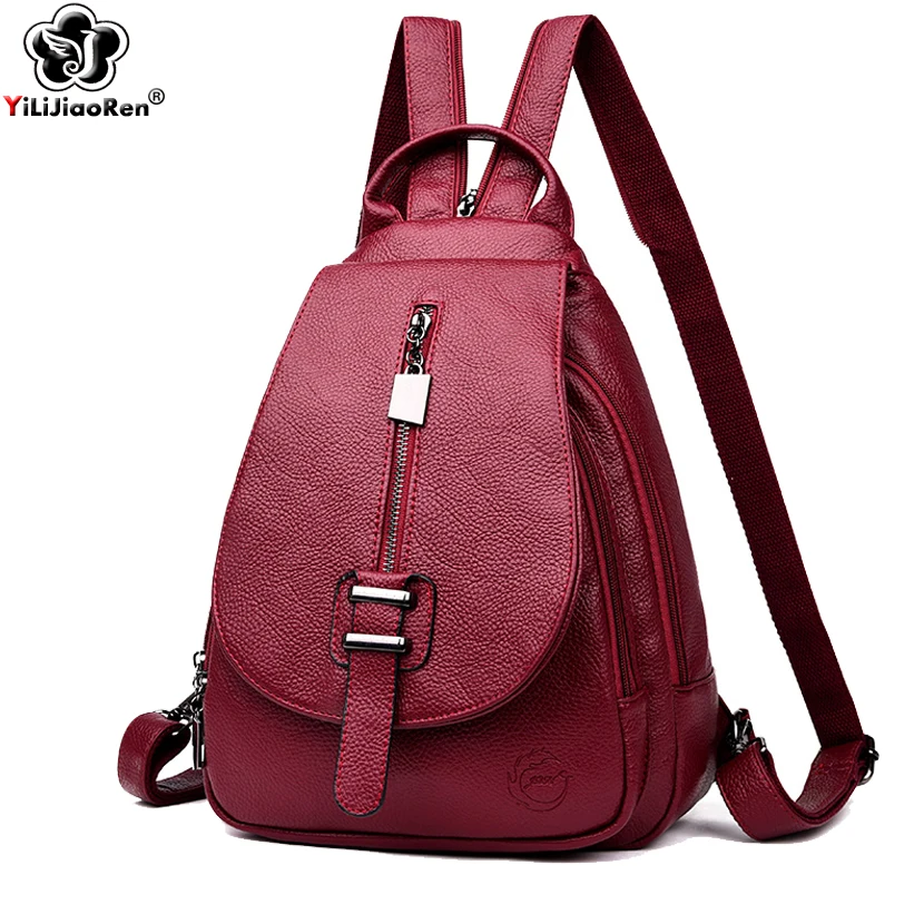 Fashion Backpack Female 2019 Famous Brand Leather Backpack Women Large Capacity Bookbag School Bags Simple Backpacks for Women
Fashion Backpack Female 2019 Famous Brand Leather Backpack Women Large Capacity Bookbag School Bags Simple Backpacks for Women