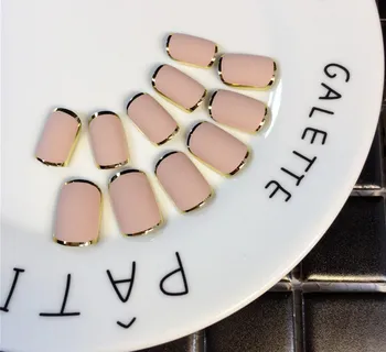 Newest 24pcs/Set Nail Decoration Makeup False Nail Japan Style Rivet Black Matte Fake Nail Tips Manicure Tool with Glue
Newest 24pcs/Set Nail Decoration Makeup False Nail Japan Style Rivet Black Matte Fake Nail Tips Manicure Tool with Glue