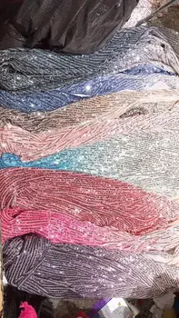 Nigerian french net Lace yaking-4.1412 Embroidered Cord Lace Fabric with full beads for bridal dress
Nigerian french net Lace yaking-4.1412 Embroidered Cord Lace Fabric with full beads for bridal dress