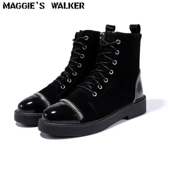 Maggie's Walker Women Fashion Genuine Leather Ankle Boots Women Lacing Warm Martin Boots Plush Snow Boots Size 35-40
Maggie's Walker Women Fashion Genuine Leather Ankle Boots Women Lacing Warm Martin Boots Plush Snow Boots Size 35-40