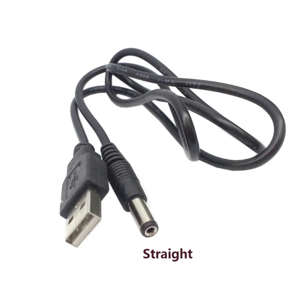 Cablecc USB 2 0 Тип A штекер для прямого/прямоугольного 90 градусов 5 5x2 1 мм DC в разъем
