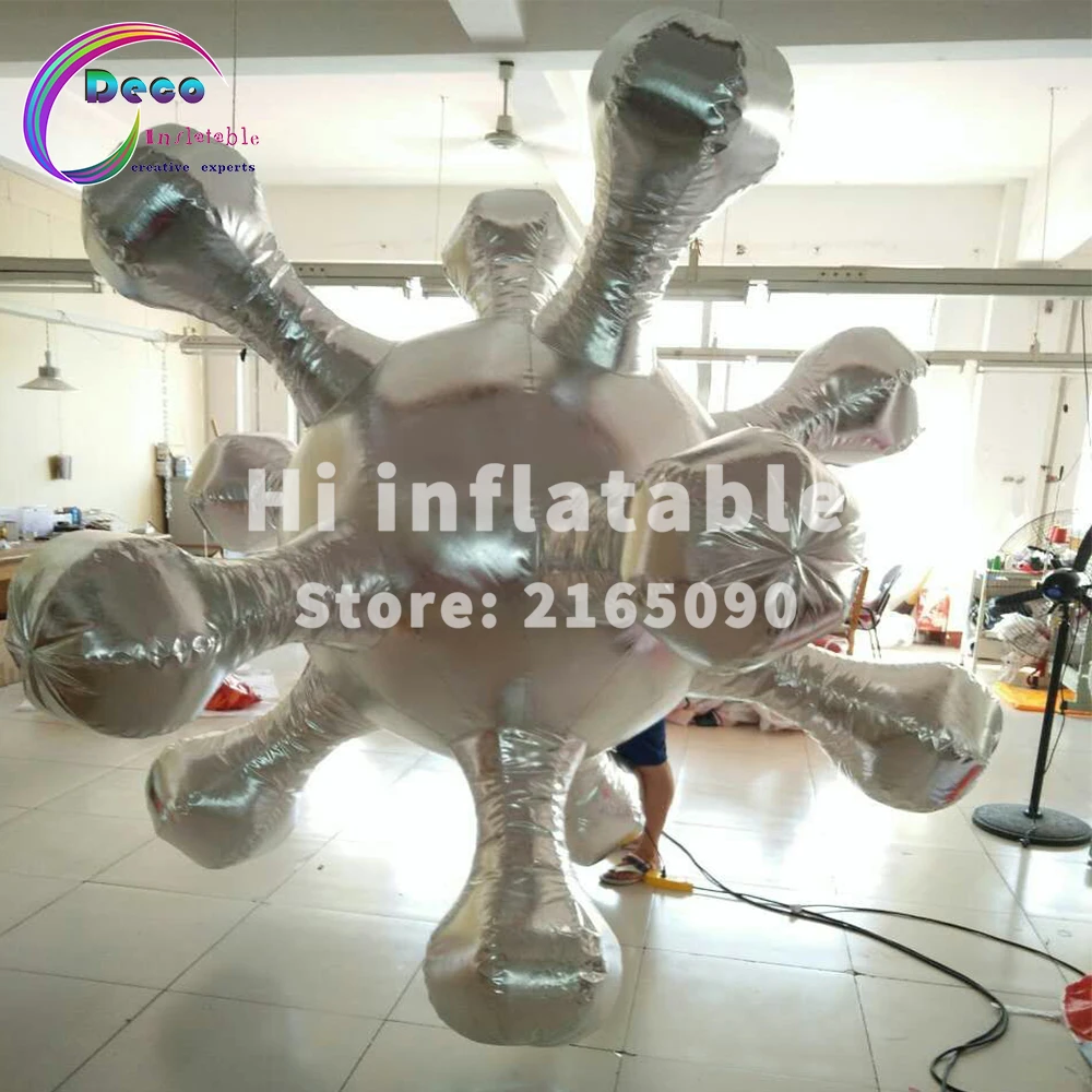 2m silver colour Fashion pirate party supplies inflatable star with led light for stage decoration
2m silver colour Fashion pirate party supplies inflatable star with led light for stage decoration