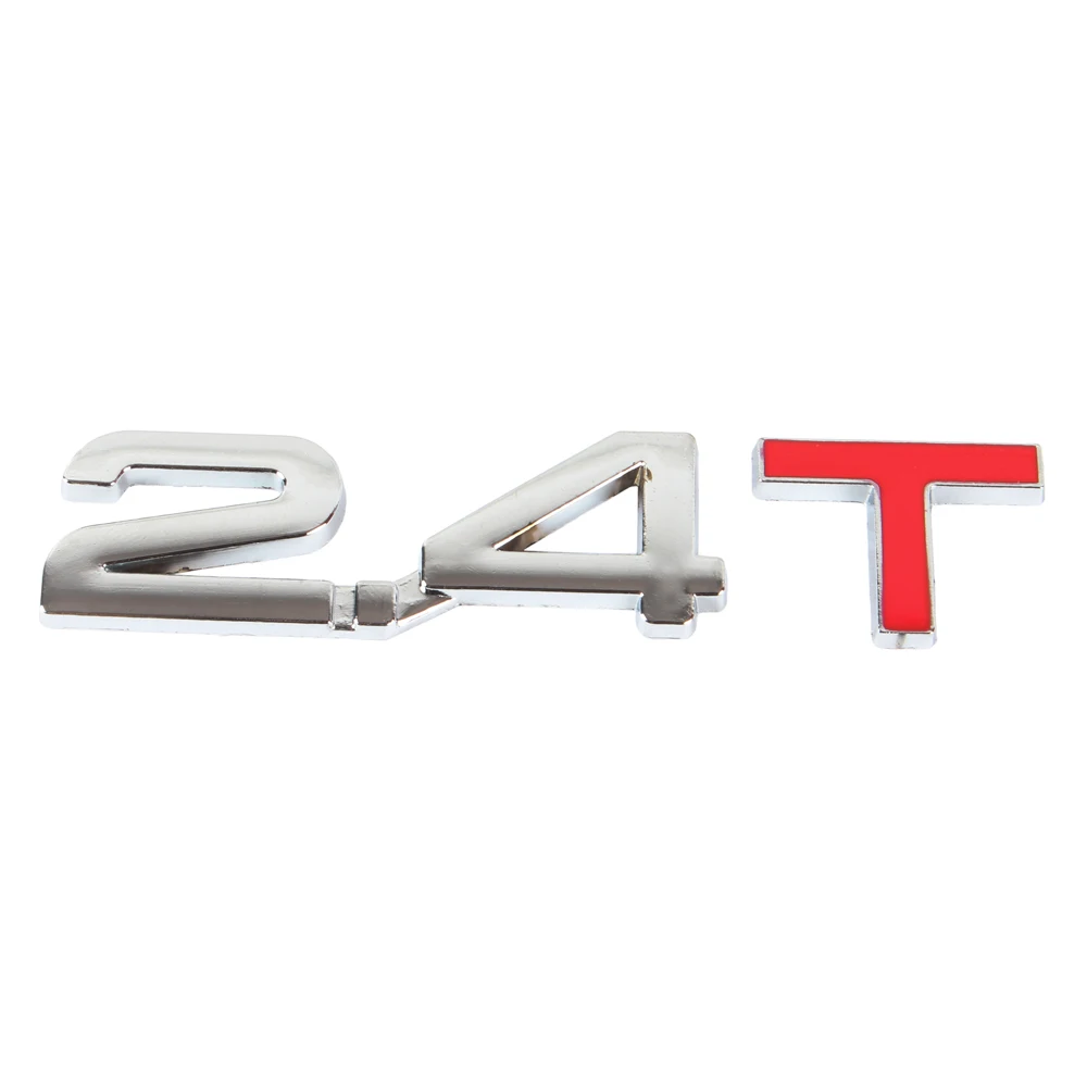 2.4T Car Sticker Metal Rear Emblem Car Styling Letter Number Decoration Car Accessories
2.4T Car Sticker Metal Rear Emblem Car Styling Letter Number Decoration Car Accessories