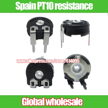 20pcs Spain PT10 adjustable resistance / horizontal potentiometer 500 Europe 2K 3K 3K5 4K5
20pcs Spain PT10 adjustable resistance / horizontal potentiometer 500 Europe 2K 3K 3K5 4K5
