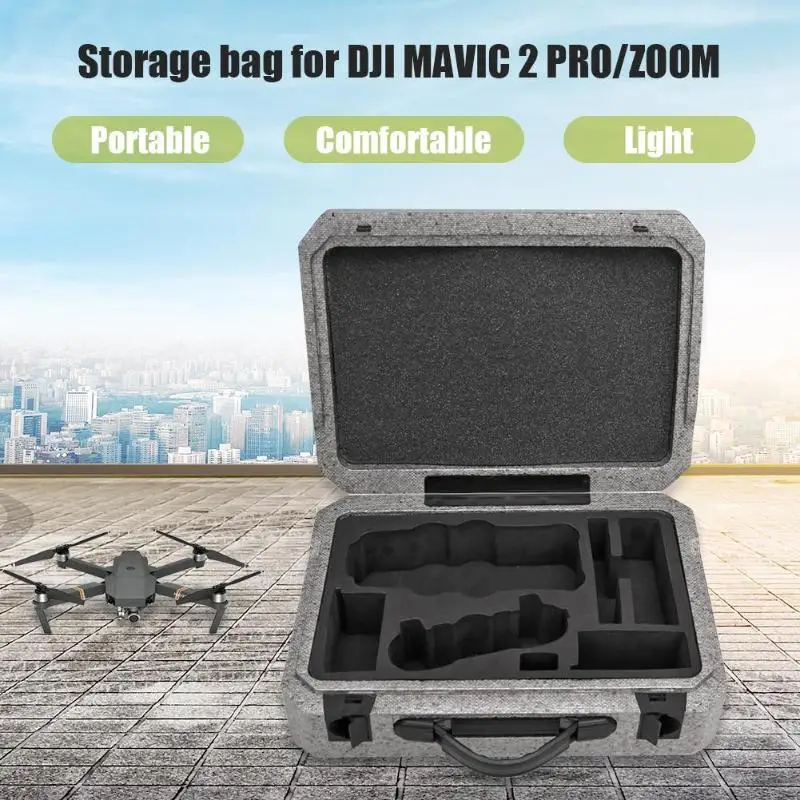 365*275*113mm Foam Luggage Large Capacity Portable Handbag for DJI MAVIC 2 Pro/Zoom Drone
365*275*113mm Foam Luggage Large Capacity Portable Handbag for DJI MAVIC 2 Pro/Zoom Drone