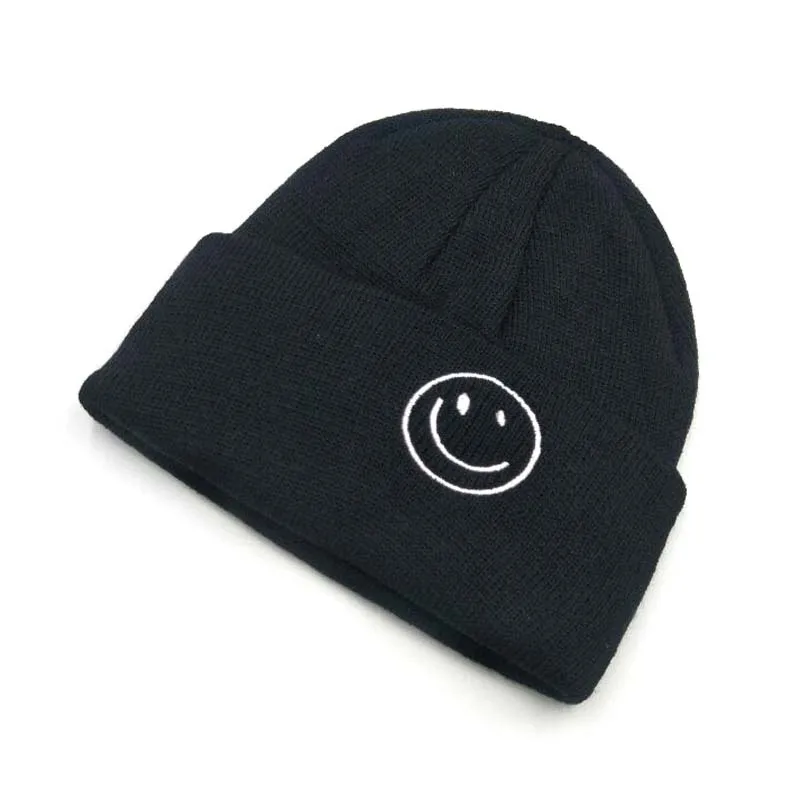 2019 New Embroidery Smiling Face Children Knitted Cap Autumn Winter Brand Skullies Beanies Parent-childHats For Boy Girl Pompom
2019 New Embroidery Smiling Face Children Knitted Cap Autumn Winter Brand Skullies Beanies Parent-childHats For Boy Girl Pompom