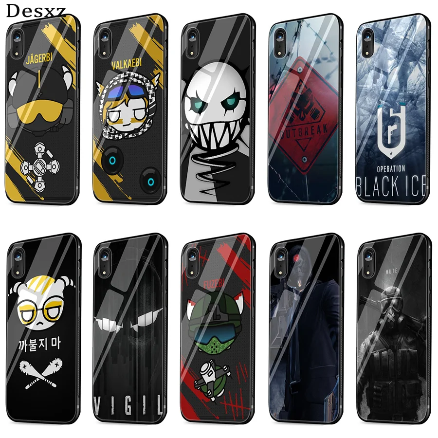 Rainbow Six Siege Case For iPhone 5 5s SE 6 6s 7 8 Plus XR X XS XS Max Glass Cover Protection
Rainbow Six Siege Case For iPhone 5 5s SE 6 6s 7 8 Plus XR X XS XS Max Glass Cover Protection