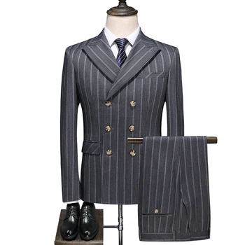 (Blazer+Vest+Pants) Mens Wedding Suit Male Blazers Slim Fit Suits for Men Costume Business Formal Party Classic , Gray / S-5XL
(Blazer+Vest+Pants) Mens Wedding Suit Male Blazers Slim Fit Suits for Men Costume Business Formal Party Classic , Gray / S-5XL