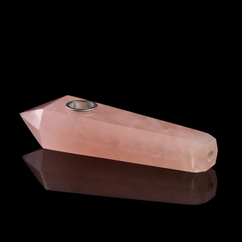 1pc Natural Crystal Rose Quartz Pink Smoking Pipe Crystal Point Wand Healing stones Strainer Quartz Stone for Gifts
1pc Natural Crystal Rose Quartz Pink Smoking Pipe Crystal Point Wand Healing stones Strainer Quartz Stone for Gifts