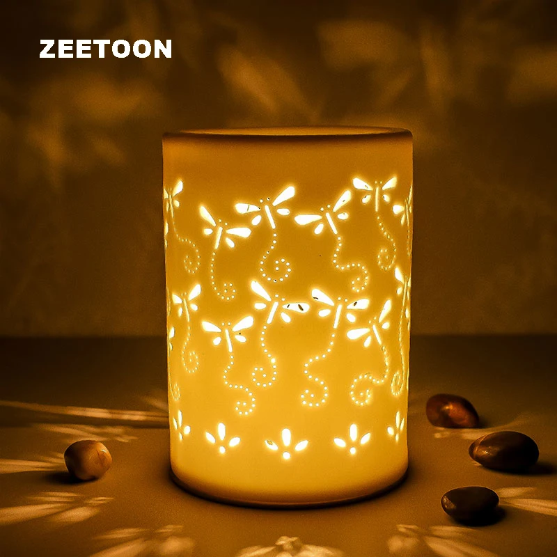 220v Aroma Lamp for Home Ceramic Hollow Dragonfly Aroma Stove Essential Oil Aromatic Powder Heater Yoga SPA Incense Burner Art
220v Aroma Lamp for Home Ceramic Hollow Dragonfly Aroma Stove Essential Oil Aromatic Powder Heater Yoga SPA Incense Burner Art