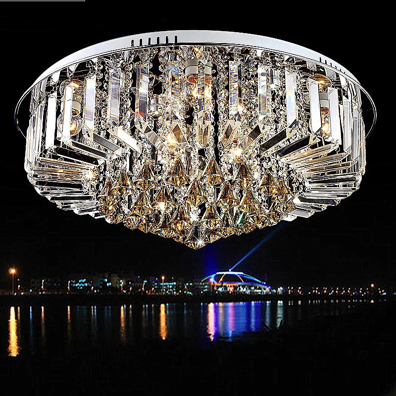 FRLED Modern LED Crystal Chandelier Light Lamp For Living Room Cristal Lustre Chandeliers Lighting Pendant Hanging Round Ceiling
FRLED Modern LED Crystal Chandelier Light Lamp For Living Room Cristal Lustre Chandeliers Lighting Pendant Hanging Round Ceiling