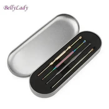 BellyLady 4 Pcs Stainless Steel Colorful Double-ended Ear Pick Ear Wax Cleaner with Box Ear Care Tools
BellyLady 4 Pcs Stainless Steel Colorful Double-ended Ear Pick Ear Wax Cleaner with Box Ear Care Tools