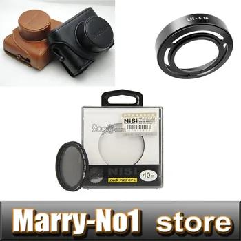 3 in 1 NiSi 40mm Slim Circular Polarising CPL Filter + LH-X10 Lens hood + Camera bag case for Fujifilm Fuji X10 X20 X-10 X-20
3 in 1 NiSi 40mm Slim Circular Polarising CPL Filter + LH-X10 Lens hood + Camera bag case for Fujifilm Fuji X10 X20 X-10 X-20