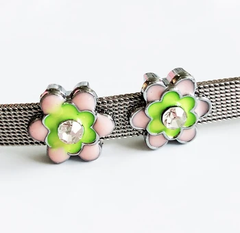 50PCS 8MM One Rhinestone Green Flower Slide Charms Fit 8mm Wristband Belts Pet Collars Phone Strips Keychain
50PCS 8MM One Rhinestone Green Flower Slide Charms Fit 8mm Wristband Belts Pet Collars Phone Strips Keychain