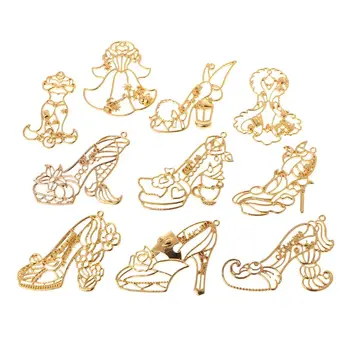 10 Pcs/Set DIY Epoxy Resin High Heel Shape Frame Metal Jewelry Necklace Pendant Earrings Findings UV Resin Crafts Handmade Holde
10 Pcs/Set DIY Epoxy Resin High Heel Shape Frame Metal Jewelry Necklace Pendant Earrings Findings UV Resin Crafts Handmade Holde