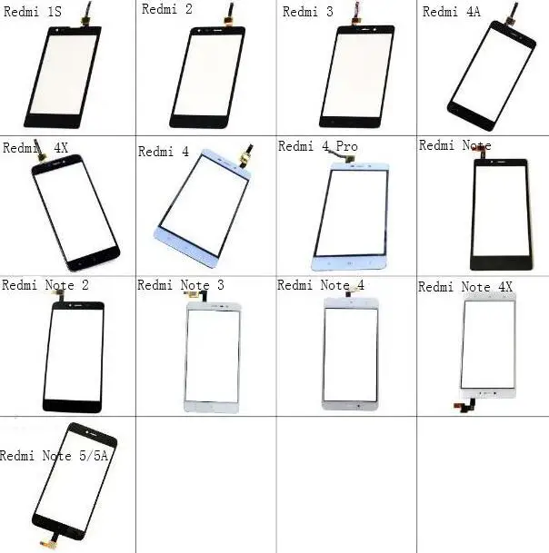 TouchGlass Mobile Touch Screen For Xiaomi Redmi 1s 2 3 3S note 1 2 redmi 4A 4X Touch Screen Glass Digitizer Panel Sensor
TouchGlass Mobile Touch Screen For Xiaomi Redmi 1s 2 3 3S note 1 2 redmi 4A 4X Touch Screen Glass Digitizer Panel Sensor