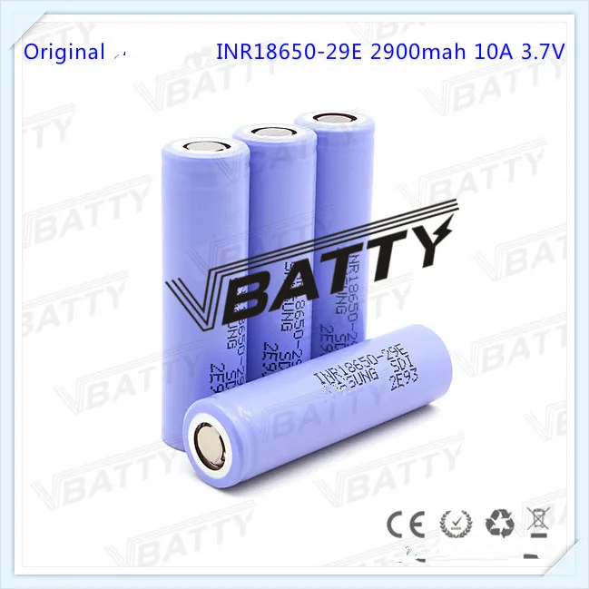 battery cell 18650 29e 3.7v authenitc for samsung inr18650-29E batteries flat top rechargeable 2900mah 18650 e bike battery(1pc)
battery cell 18650 29e 3.7v authenitc for samsung inr18650-29E batteries flat top rechargeable 2900mah 18650 e bike battery(1pc)