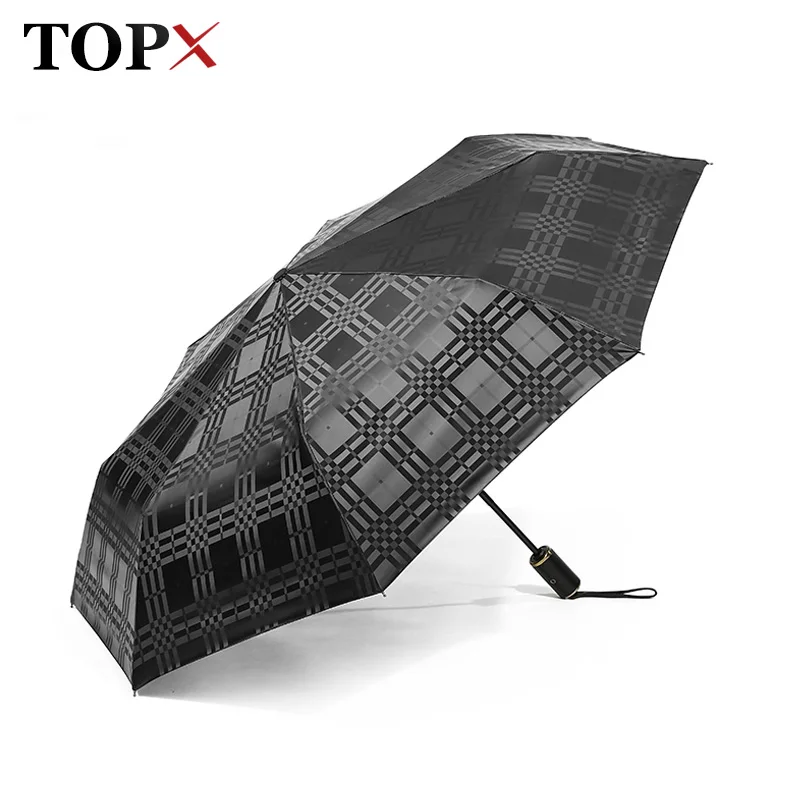 Wind Resistant Folding Automatic Dark grid Umbrella Rain Women Auto Luxury Big Windproof Leather handle Umbrella Men Parasol
Wind Resistant Folding Automatic Dark grid Umbrella Rain Women Auto Luxury Big Windproof Leather handle Umbrella Men Parasol