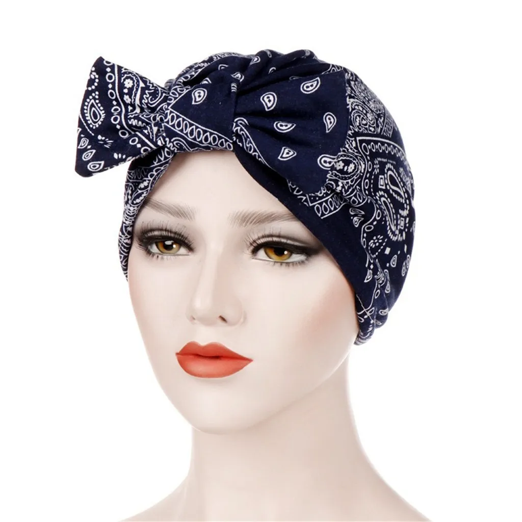 summer beanies for women Cotton and muslim caps Bow Printing Elastic Turban Hat Stretch Cancer Chemo Cap Muslim Cap L0406
summer beanies for women Cotton and muslim caps Bow Printing Elastic Turban Hat Stretch Cancer Chemo Cap Muslim Cap L0406