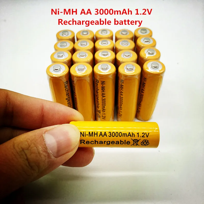 Daweikala New AA battery 3000 mAh Rechargeable battery NI-MH 1.2 V AA battery for Clocks, mice, computers, toys so on
Daweikala New AA battery 3000 mAh Rechargeable battery NI-MH 1.2 V AA battery for Clocks, mice, computers, toys so on
