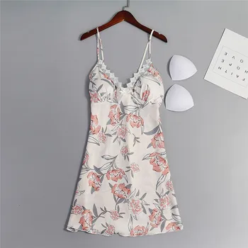 New Fashion Womens Ladies Sexy Lingerie Silk Lace Flower Nightdress Nightgown Sleepwear Nightgowns Sleepshirts Summer Underwear
New Fashion Womens Ladies Sexy Lingerie Silk Lace Flower Nightdress Nightgown Sleepwear Nightgowns Sleepshirts Summer Underwear