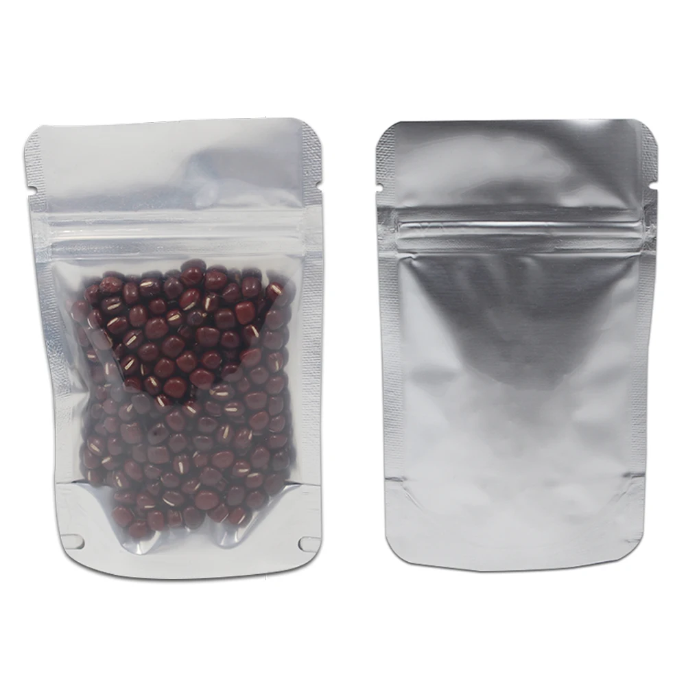 Stand Up Clear Mylar Zip Lock Package Bag Reusable Pure Aluminum Foil Food Nuts Zipper Storage Bag DIY Crafts Retail Packing Bag
Stand Up Clear Mylar Zip Lock Package Bag Reusable Pure Aluminum Foil Food Nuts Zipper Storage Bag DIY Crafts Retail Packing Bag