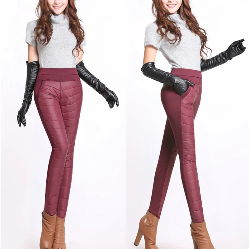 Fleece Thicken High Waist Women's Pencil Pants Solid Patchwork Down Bodycon Winter Windproof Trousers for Women Plus Size 6XL
Fleece Thicken High Waist Women's Pencil Pants Solid Patchwork Down Bodycon Winter Windproof Trousers for Women Plus Size 6XL