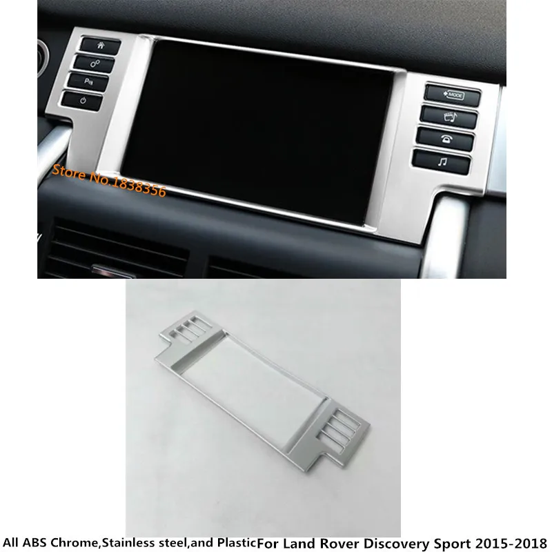 For Land Rover Discovery Sport 2015 2016 2017 2018 garnish detector ABS chrome Center Console Navigation box Interior GPS trim
For Land Rover Discovery Sport 2015 2016 2017 2018 garnish detector ABS chrome Center Console Navigation box Interior GPS trim