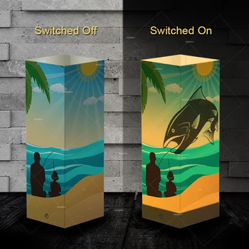 LED Shadow night lights fishing design warm white lighting as creative gift to father great home art decor holiday small gift 
LED Shadow night lights fishing design warm white lighting as creative gift to father great home art decor holiday small gift