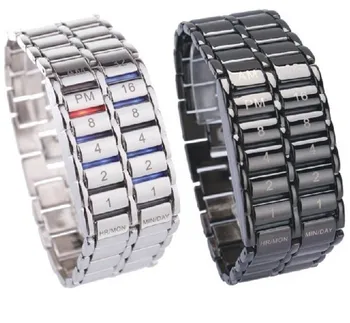 2017 new Luxury electronic second generation Binary Systen LED watches mens wrist watch Lava Clock Hours
2017 new Luxury electronic second generation Binary Systen LED watches mens wrist watch Lava Clock Hours