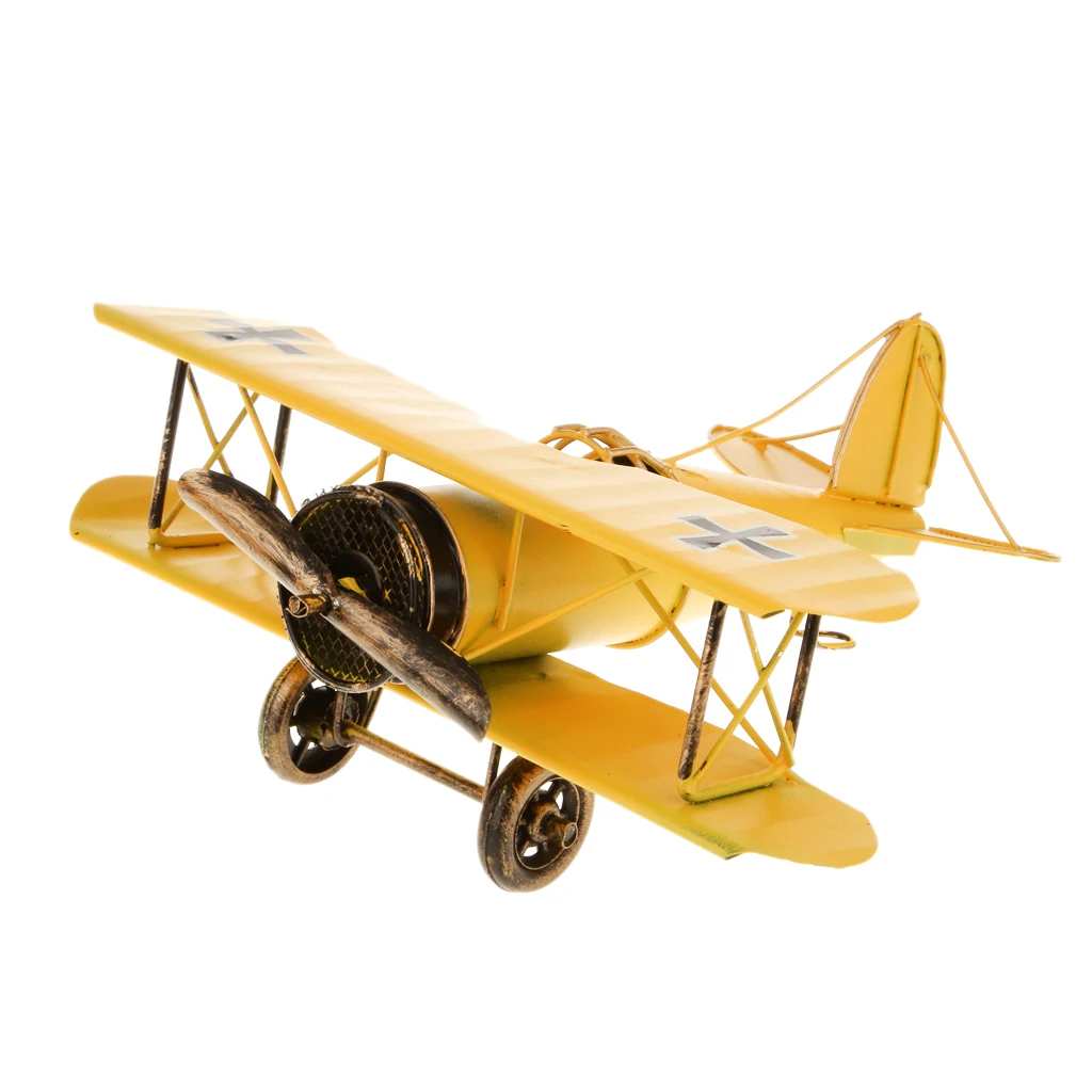 Vintage Tin Metal Airplane Helicopter Model Biplane Military Aircraft Home Decor Toy Gift Vintage Tin Metal Airplane Helicopter Model Biplane Military Aircraft Home Decor Toy Gift