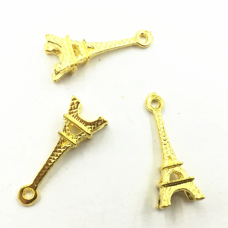 10Pcs Glod Plated Pendants For Necklaces Bracelets France Eiffel Tower Solid Metal Craft Charms Jewelry DIY Accessories 22mm
10Pcs Glod Plated Pendants For Necklaces Bracelets France Eiffel Tower Solid Metal Craft Charms Jewelry DIY Accessories 22mm