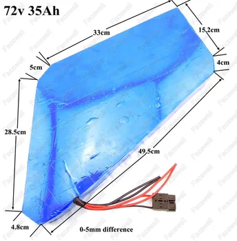 Polygon 72v 35Ah electric bike battery 72v lithium battery pack 72v 35ah triangle battery for wheelchair tricycle + charger
Polygon 72v 35Ah electric bike battery 72v lithium battery pack 72v 35ah triangle battery for wheelchair tricycle + charger