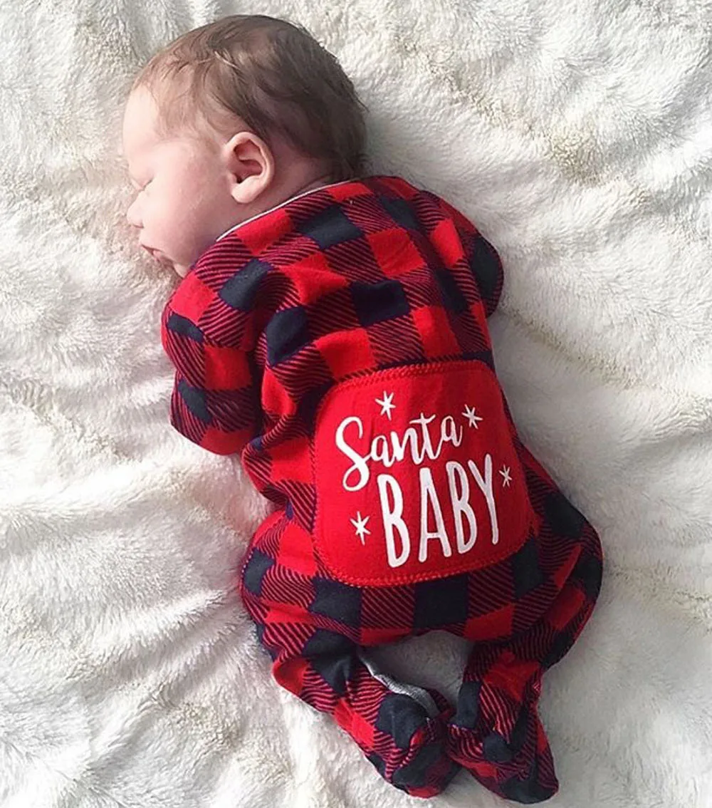 Body For Newborns Romper Baby Boys Girls Christmas Santa XMAS Letter Plaid Rompers Jumpsuit Outfits Infant Costumes baby clothes
Body For Newborns Romper Baby Boys Girls Christmas Santa XMAS Letter Plaid Rompers Jumpsuit Outfits Infant Costumes baby clothes